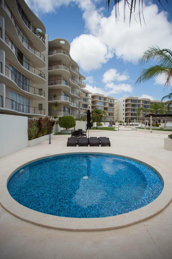 3Br Apt With Pool Cancún Exterior foto
