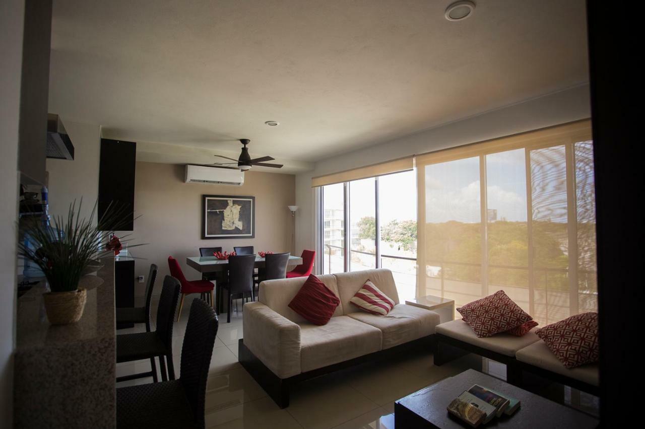 3Br Apt With Pool Cancún Exterior foto